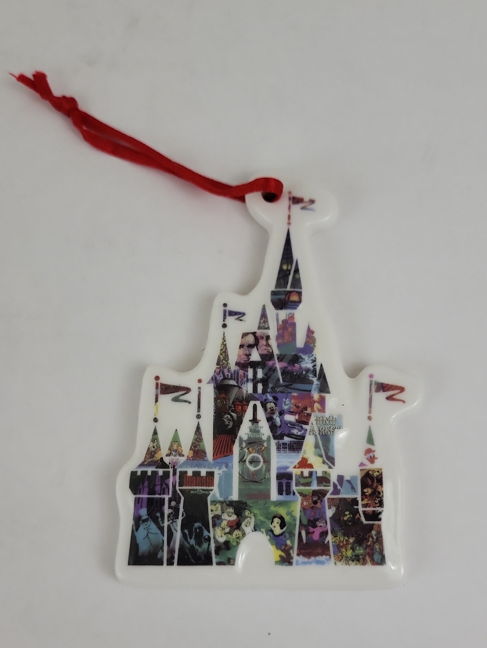 Walt Disney World 40 Years of Magic Cinderella Castle Ceramic Ornament